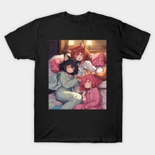 Three Demi-Lolis Sleeping T-Shirt